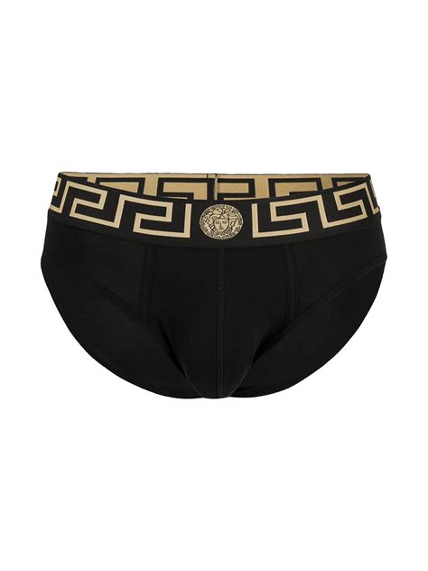 versace unterhose veysel|Versace men's border briefs.